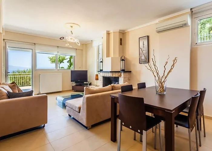Aigli Fully Equipped Getaway - Seaview Lux Retreat